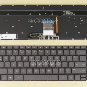 HP 13-ar0100au 13-ar0110au 13-ar0120au Series Keyboard US Backlit Gray