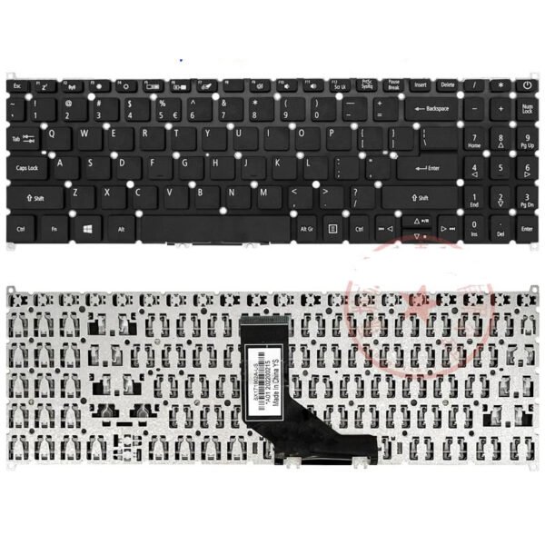 ACER P215-52 52G 53 53G TPM215-52 N19Q8 A515-53 A315-54 A315-55 NOTEBOOK KEYBOARD - Image 2