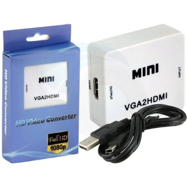 HDMI to VGA Converter With Audio HDMI2VGA Adapter