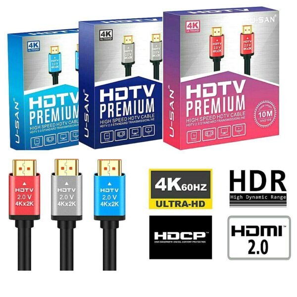 Premium 4K Ultra HD HDMI Male-to-Male Digital Cable